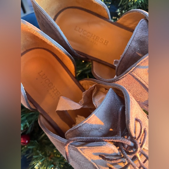Women’s Suede Lucchese Flats Sz 8.5 - Picture 6 of 12